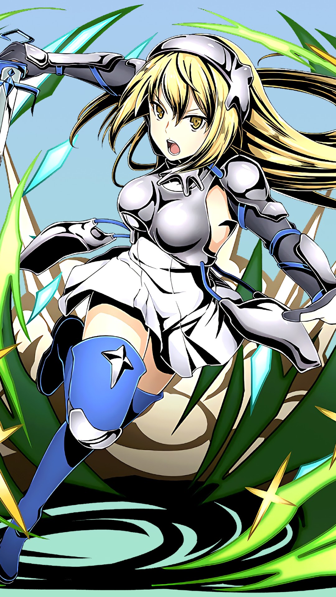 Ais Wallenstein from DanMachi HD Phone Wallpaper