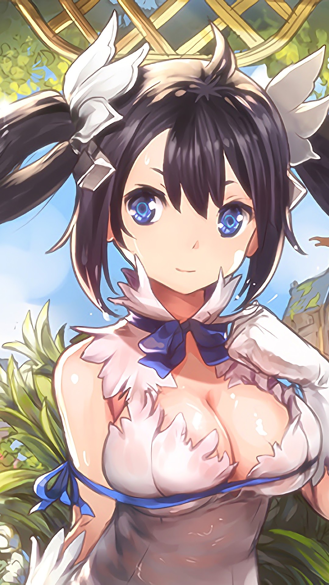 Hestia from DanMachi HD Phone Wallpaper