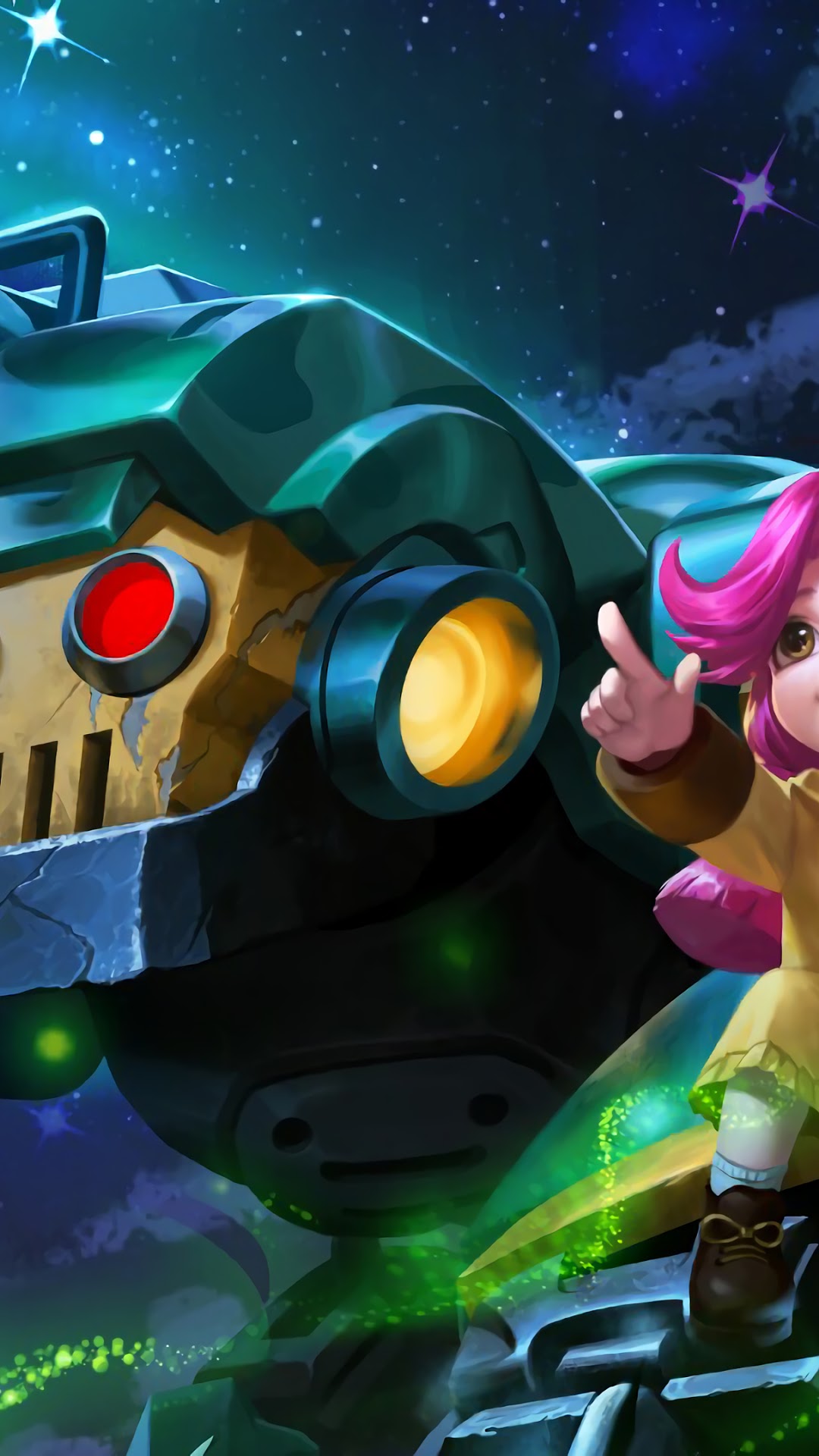 Jawhead and girl from Mobile Legends HD Phone Wallpaper