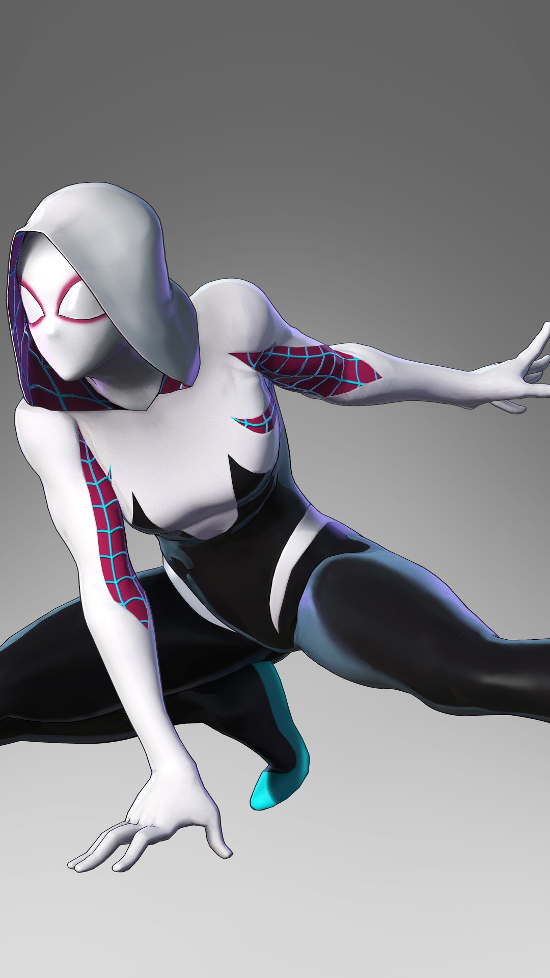 Spider-Gwen from Marvel Ultimate Alliance 3 HD Phone Wallpaper