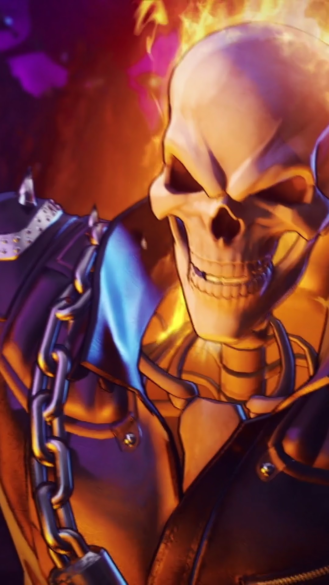 Ghost Rider from Marvel Ultimate Alliance 3 HD Phone Wallpaper