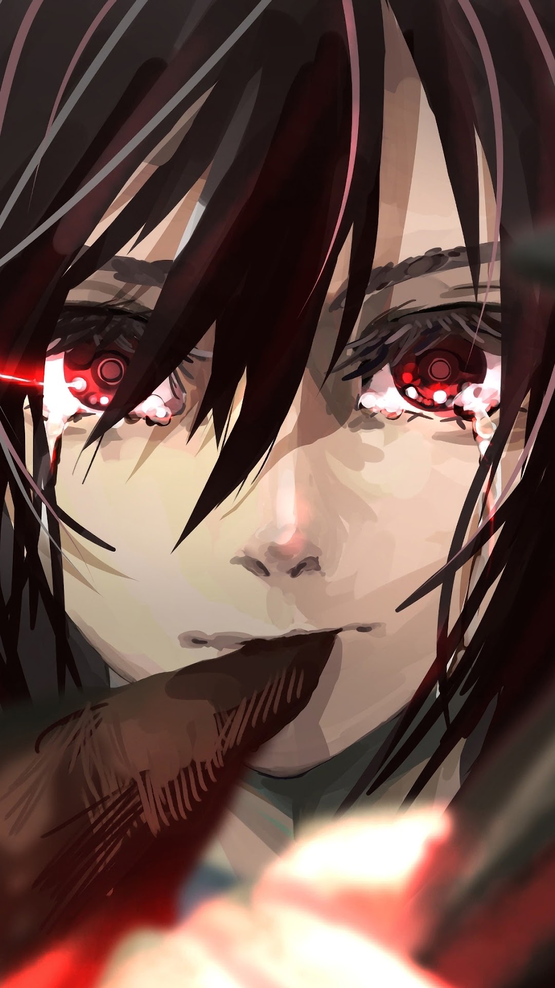 Mikasa Ackerman from Attack on Titan HD Phone Wallpaper
