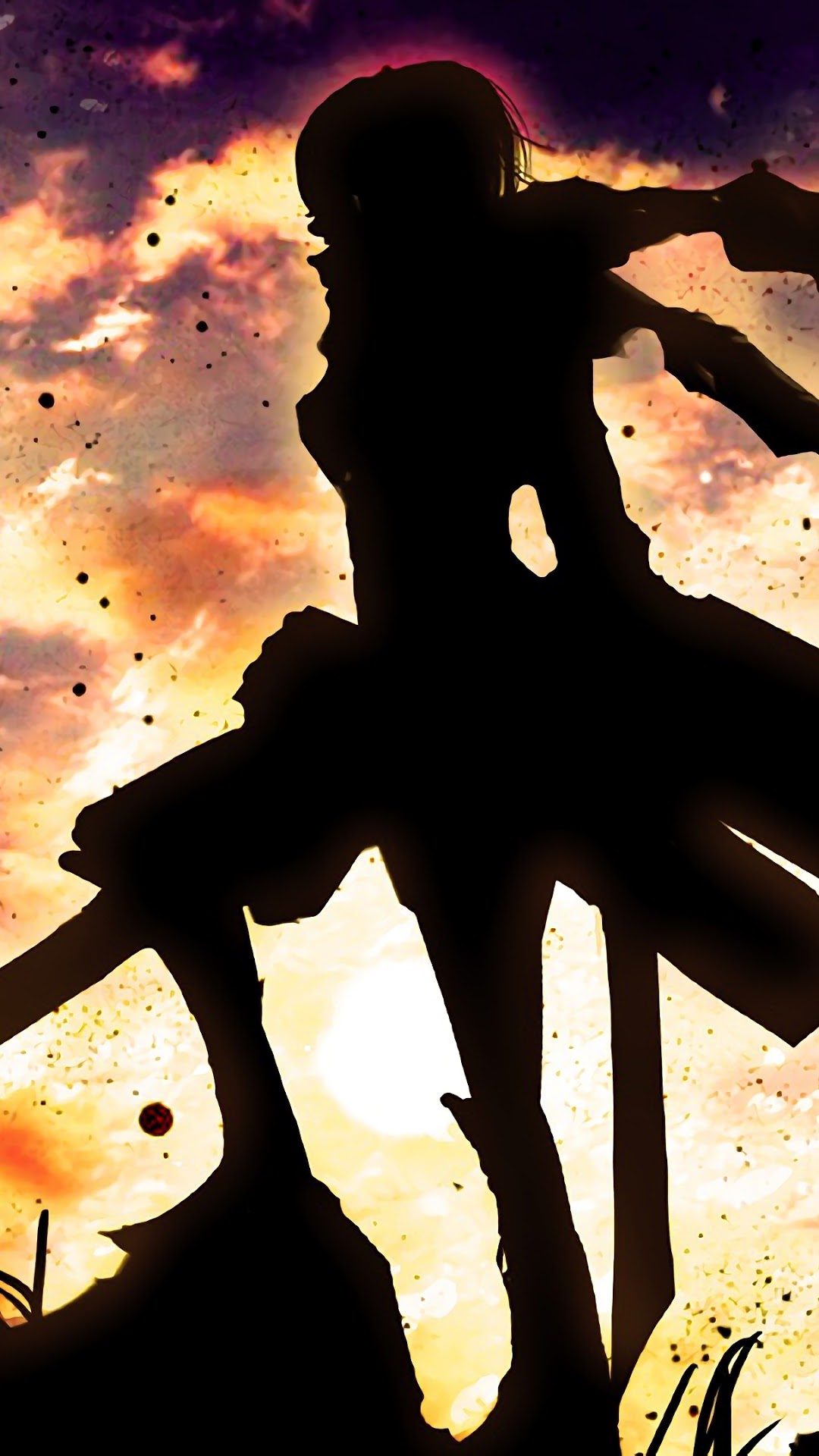 Mikasa Ackerman from Attack on Titan HD Phone Wallpaper