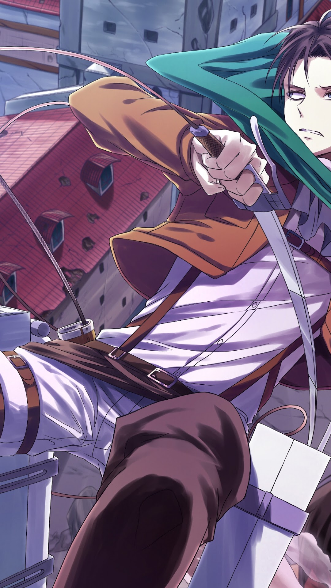 Levi Ackerman from Attack on Titan HD Phone Wallpaper