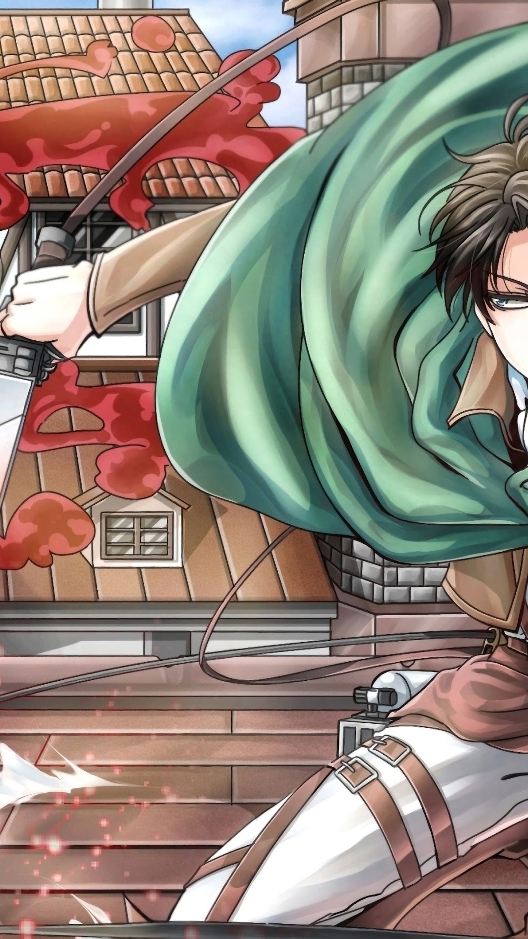 Levi Ackerman from Attack on Titan HD Phone Wallpaper