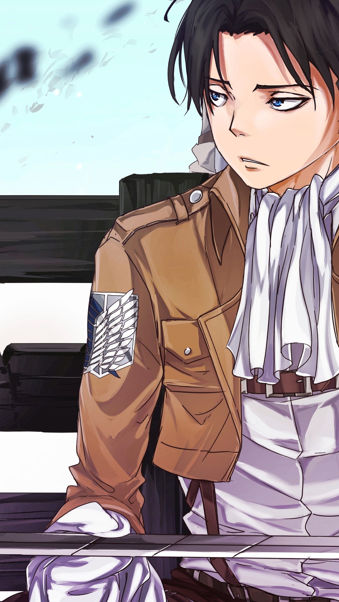 Levi Ackerman from Attack on Titan HD Phone Wallpaper