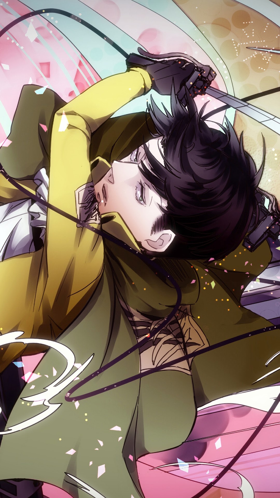 Levi Ackerman from Attack on Titan HD Phone Wallpaper