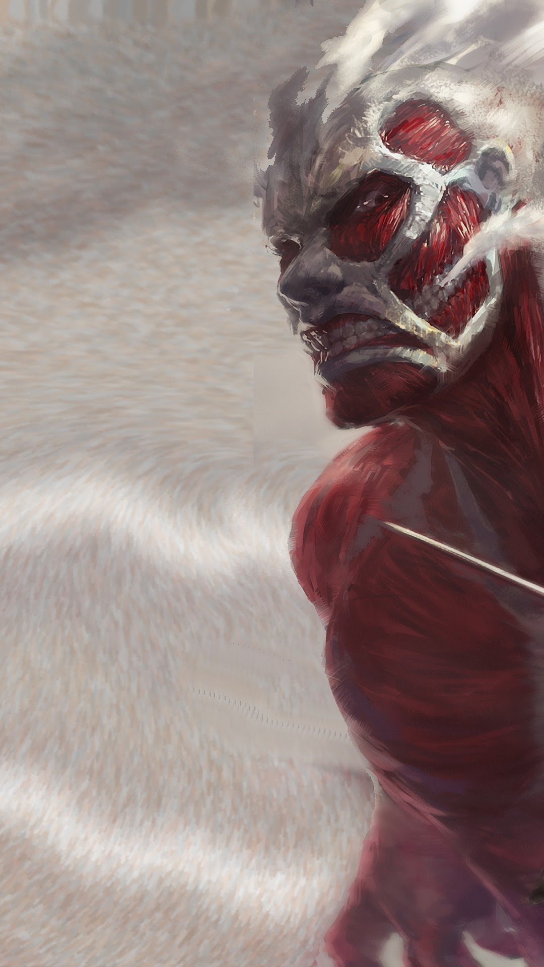 Colossal Titan from Attack on Titan HD Phone Wallpaper