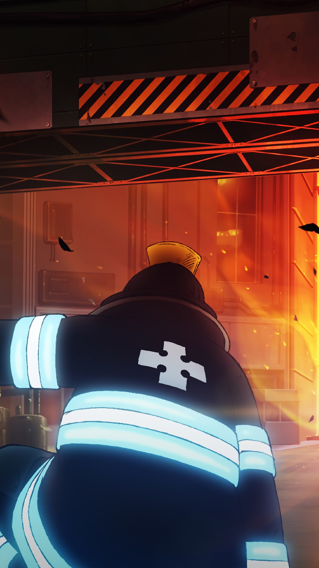 Fire Force Anime Character in Fire HD Phone Wallpaper