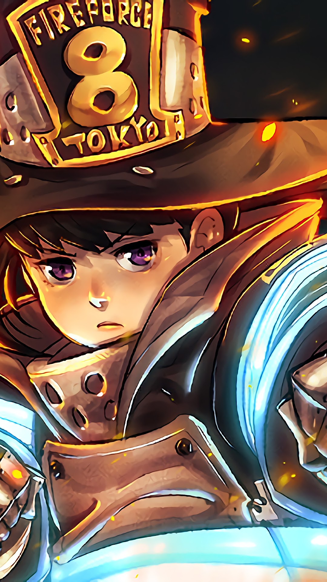 Maki Oze from Fire Force HD Phone Wallpaper