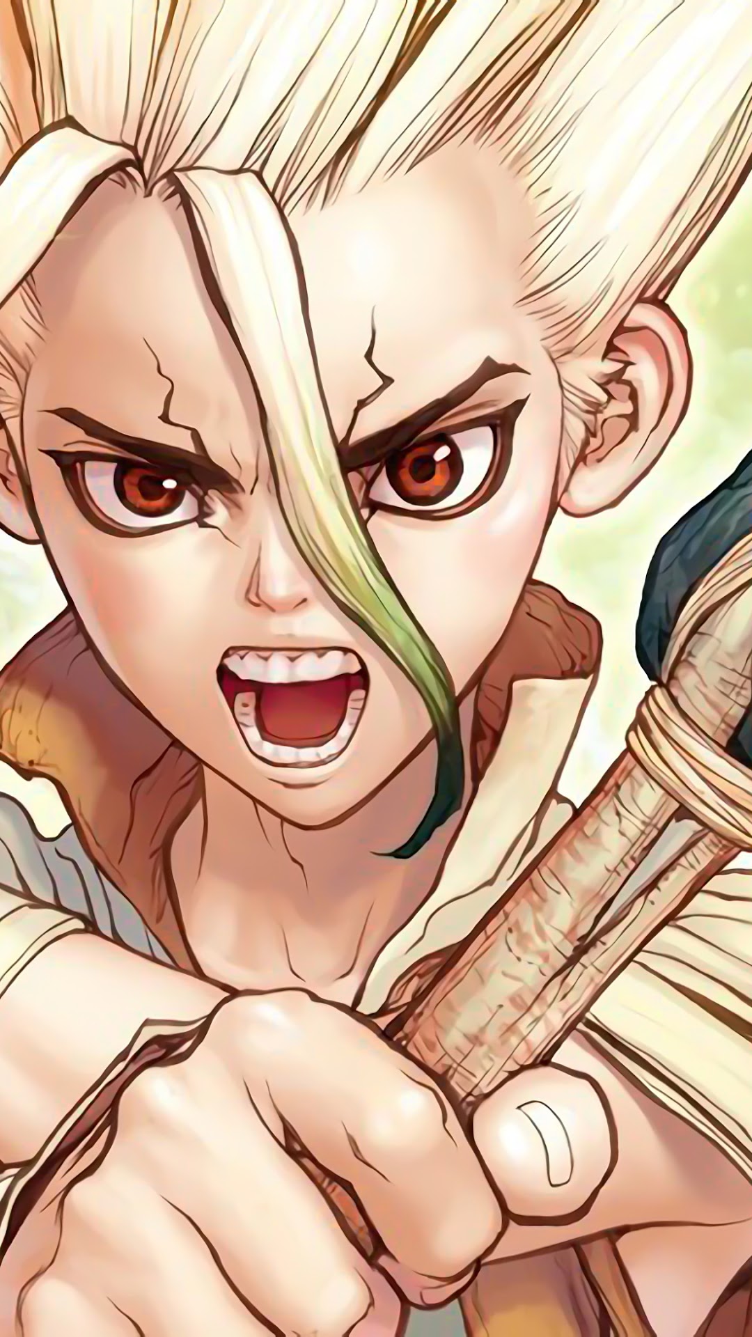 Senku Ishigami from Dr. Stone HD Phone Wallpaper