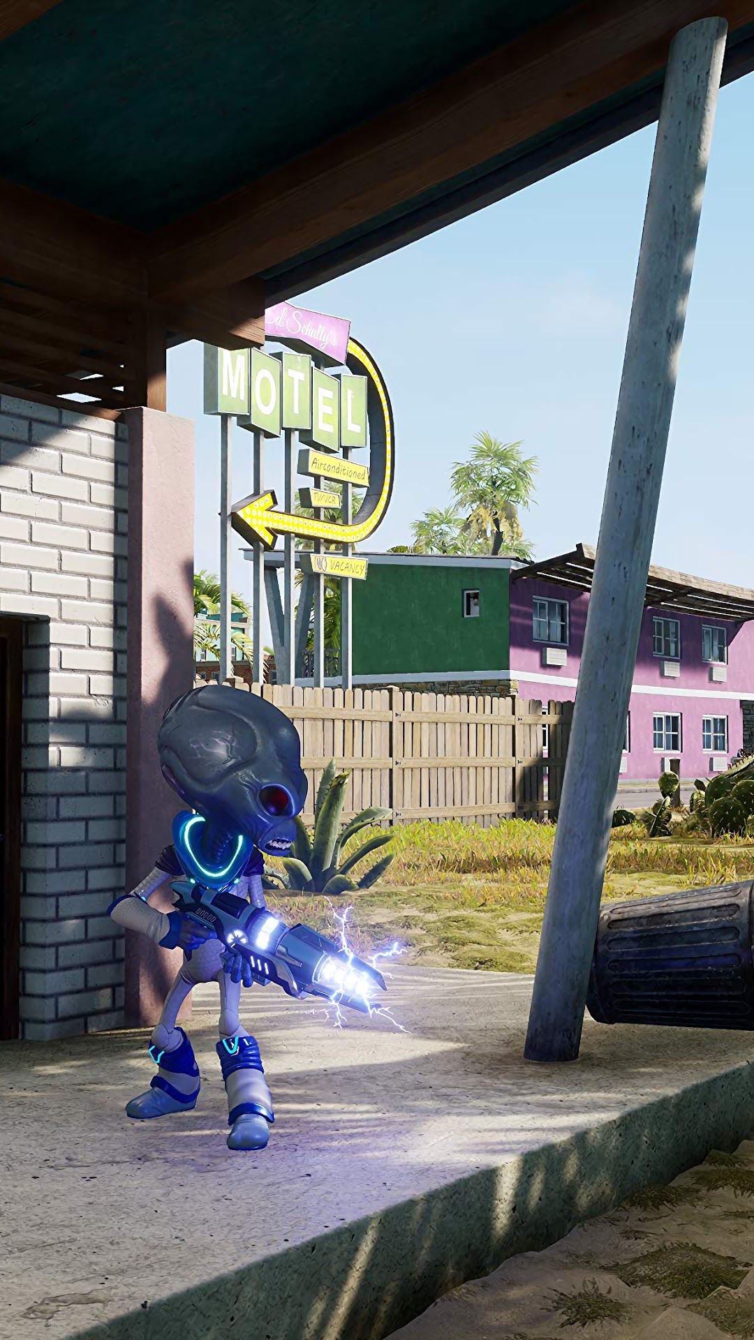 Crypto from Destroy All Humans! 2 HD Phone Wallpaper