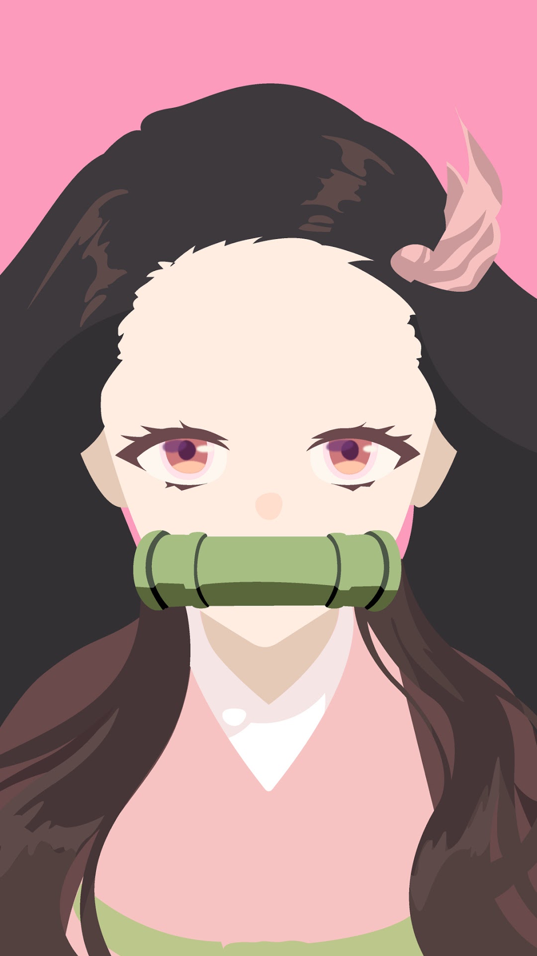 Nezuko Kamado from Kimetsu no Yaiba HD Phone Wallpaper