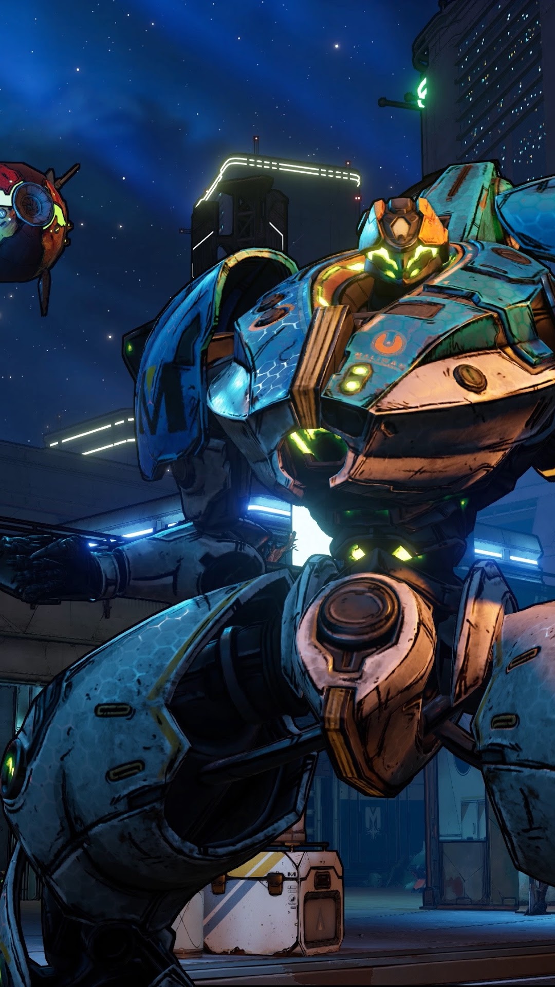 Robot from Borderlands 3 HD Phone Wallpaper