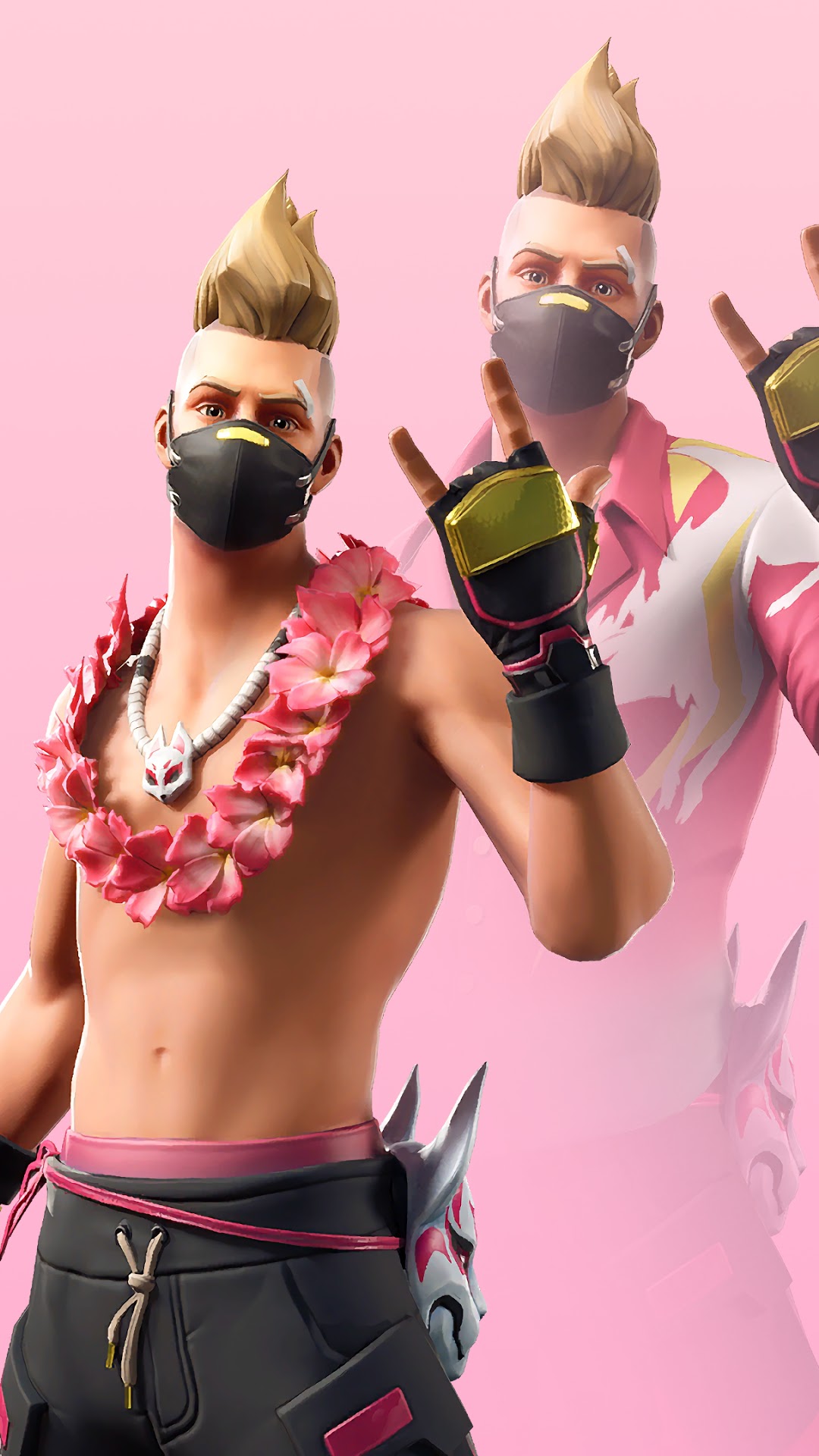 Fortnite Summer Drift Skin Outfit HD Phone Wallpaper