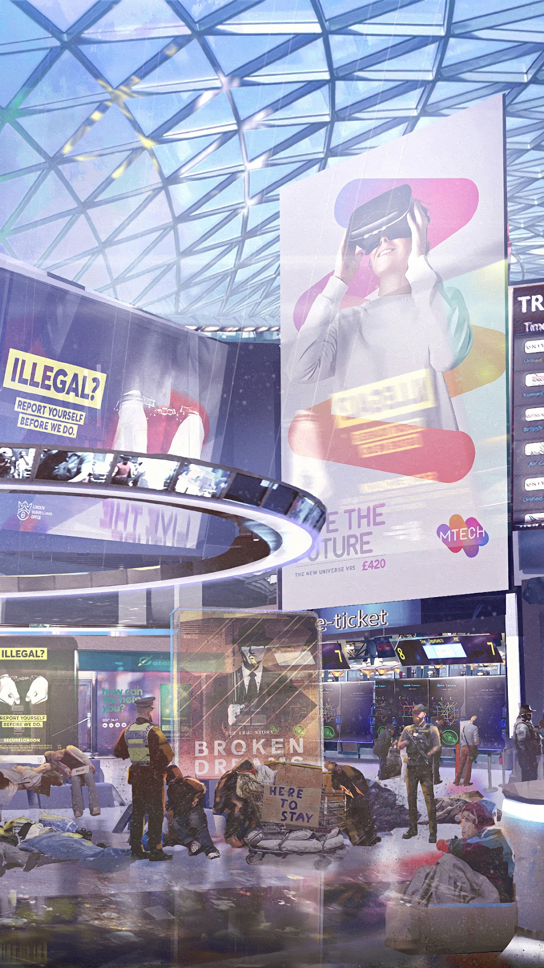 Watch Dogs Legion HD Phone Wallpaper