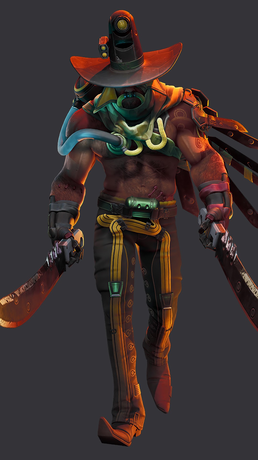 El Bastardo from Bleeding Edge HD Phone Wallpaper