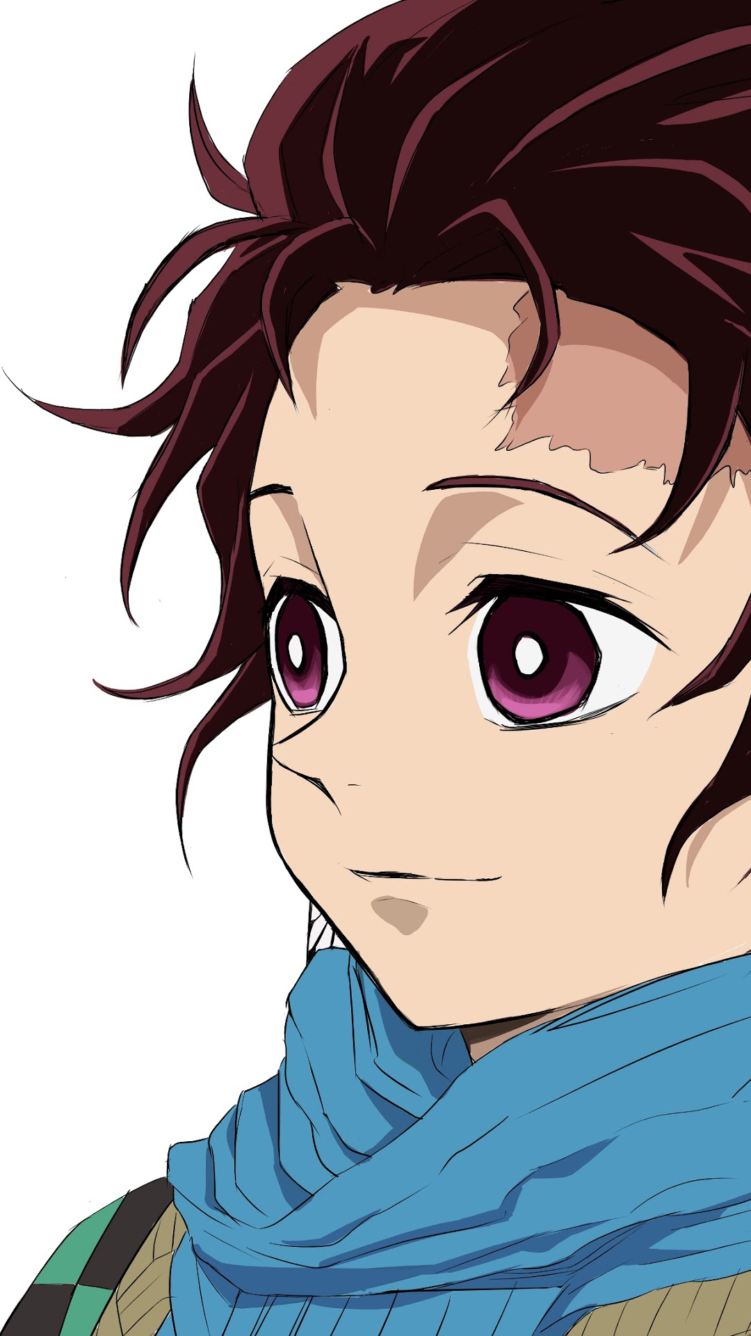 Tanjirou Kamado from Kimetsu no Yaiba HD Phone Wallpaper