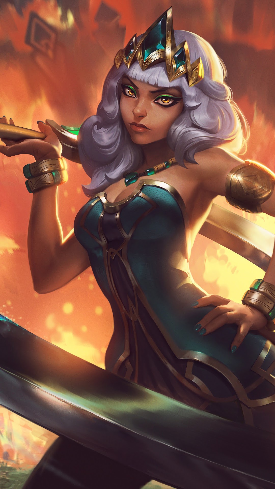 Qiyana from League of Legends Splash Art HD Phone Wallpaper