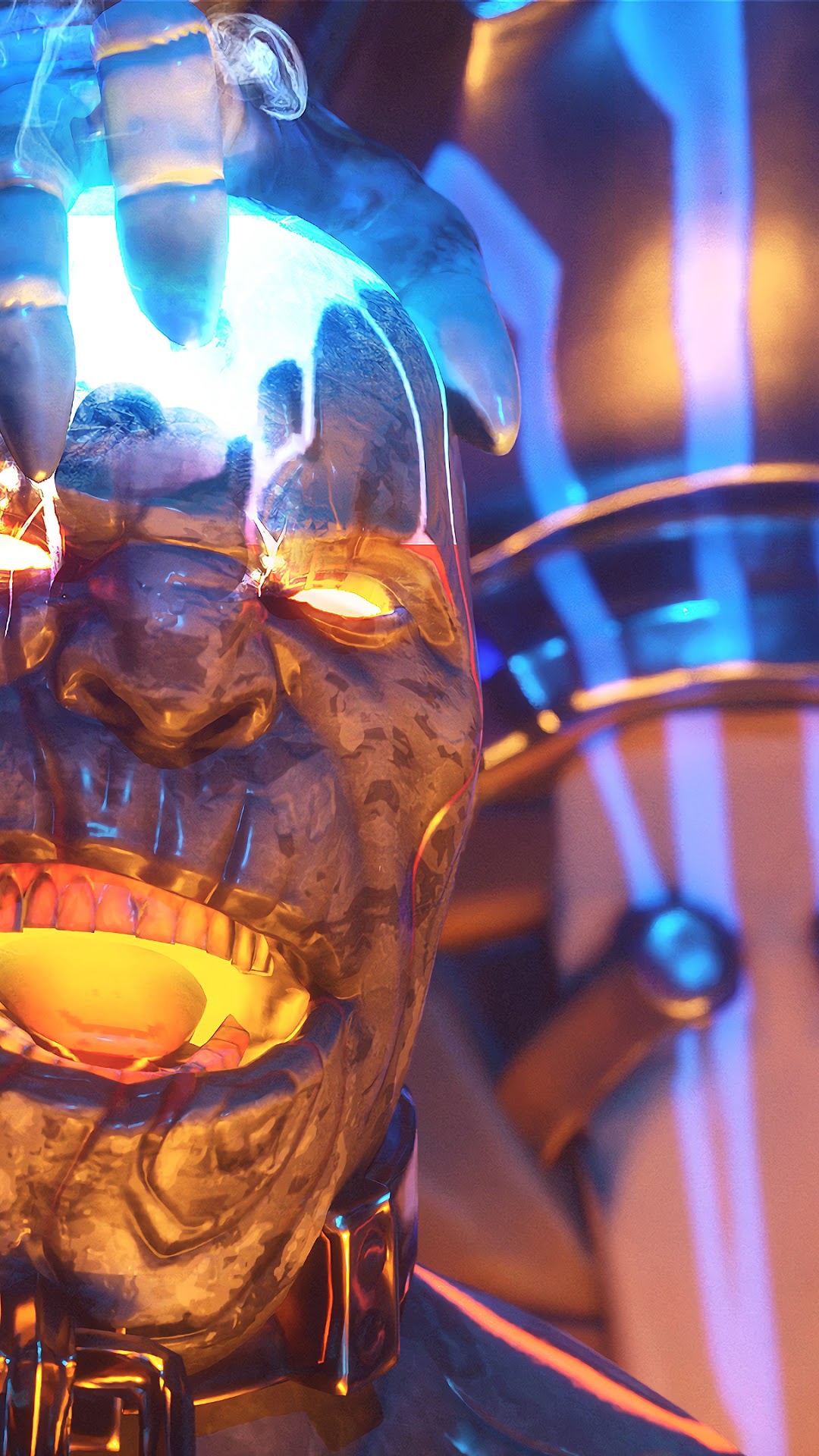 Fortnite Prisoner character close-up HD Phone Wallpaper