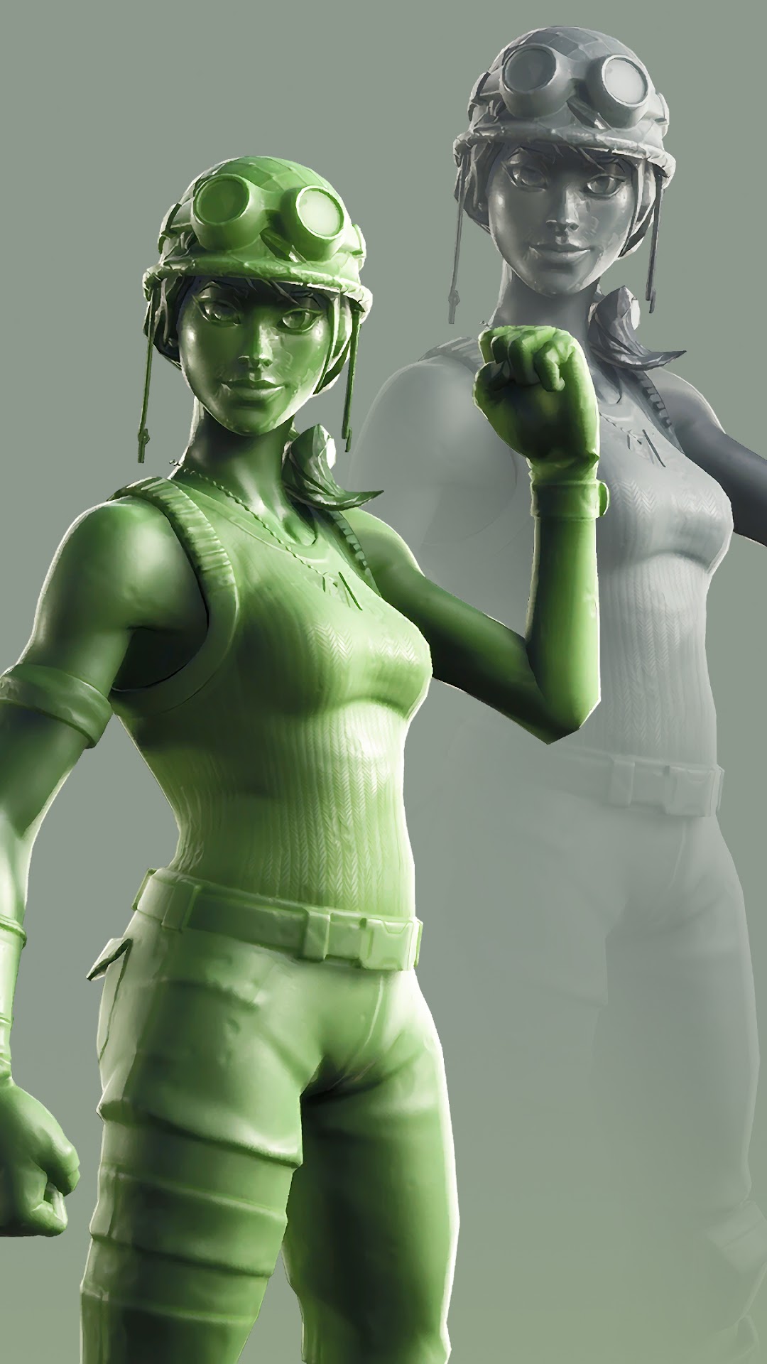 Toy Trooper skin from Fortnite HD Phone Wallpaper