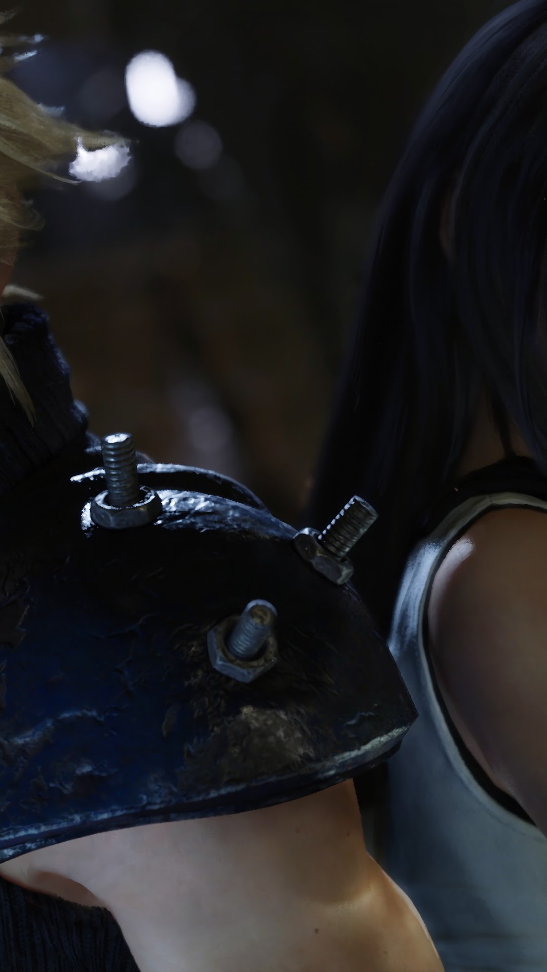 Cloud Strife and Tifa Lockhart from Final Fantasy VII Remake HD Phone Wallpaper
