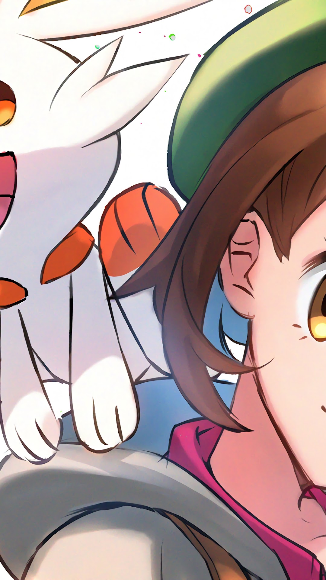 Scorbunny and Pokemon Trainer from Pokemon Sword and Shield HD Phone Wallpaper