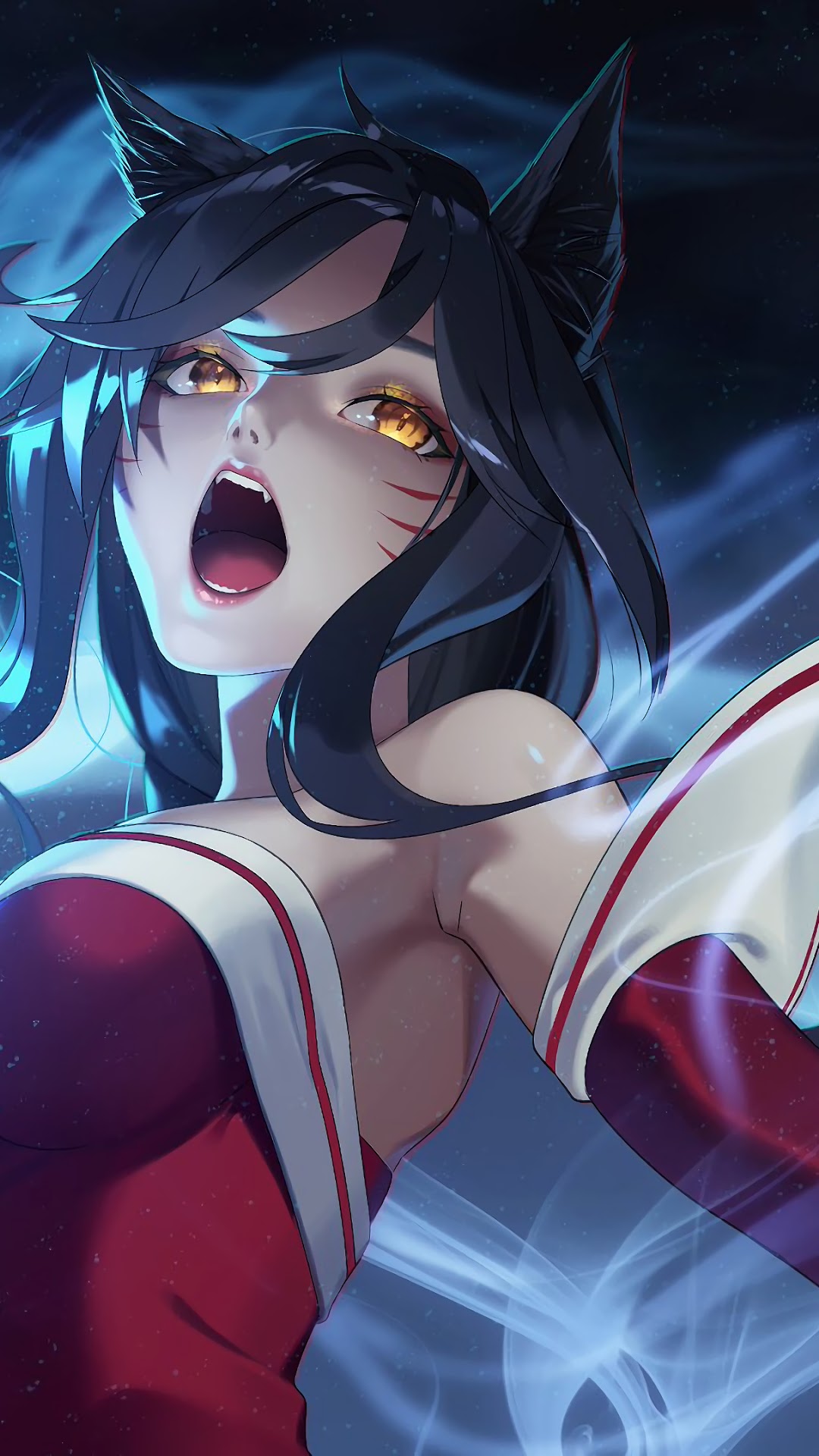 Ahri from League of Legends HD Phone Wallpaper