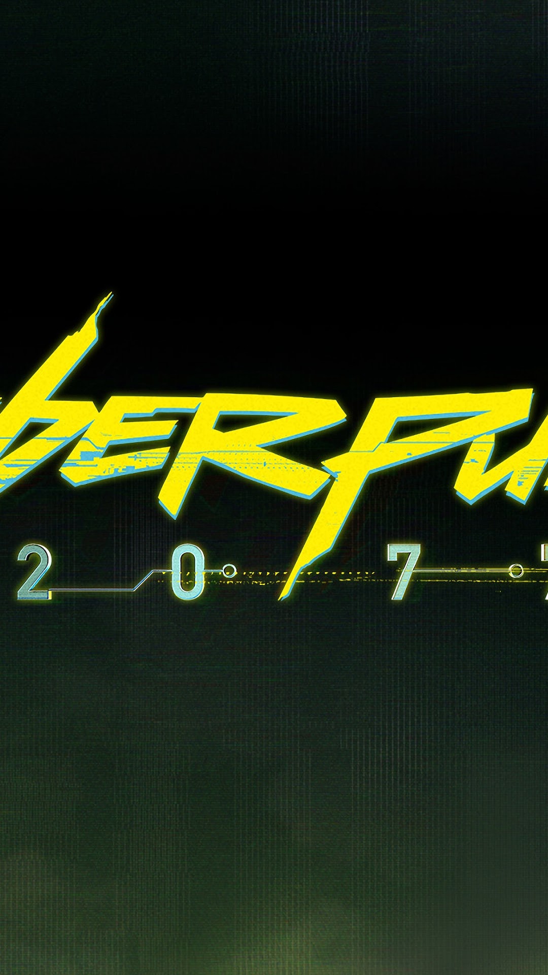 Cyberpunk 2077 logo HD Phone Wallpaper