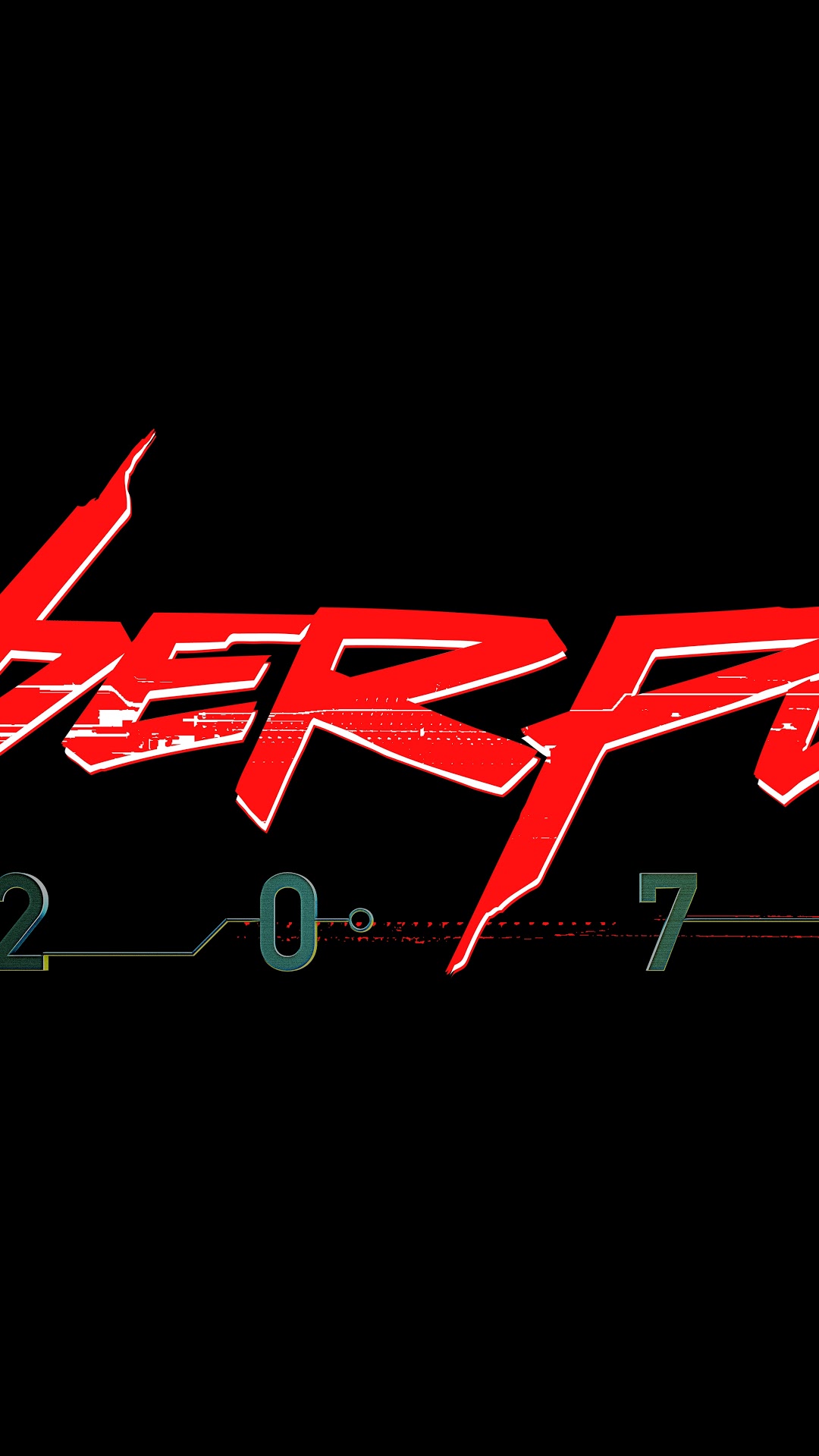 Cyberpunk 2077 logo HD Phone Wallpaper
