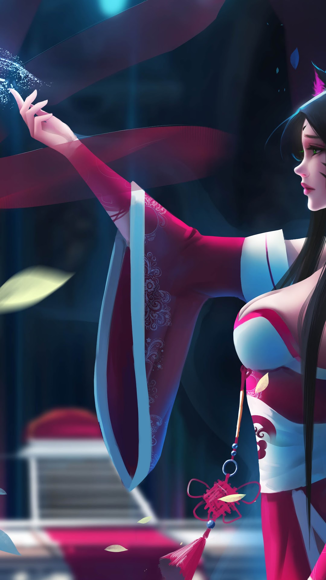 Ahri from League of Legends HD Phone Wallpaper