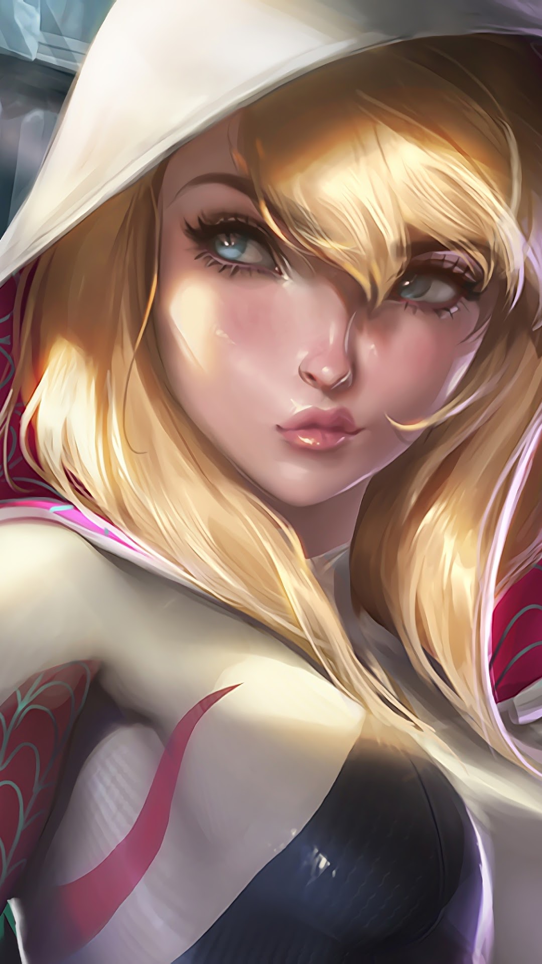 Spider-Gwen from Marvel Comics HD Phone Wallpaper