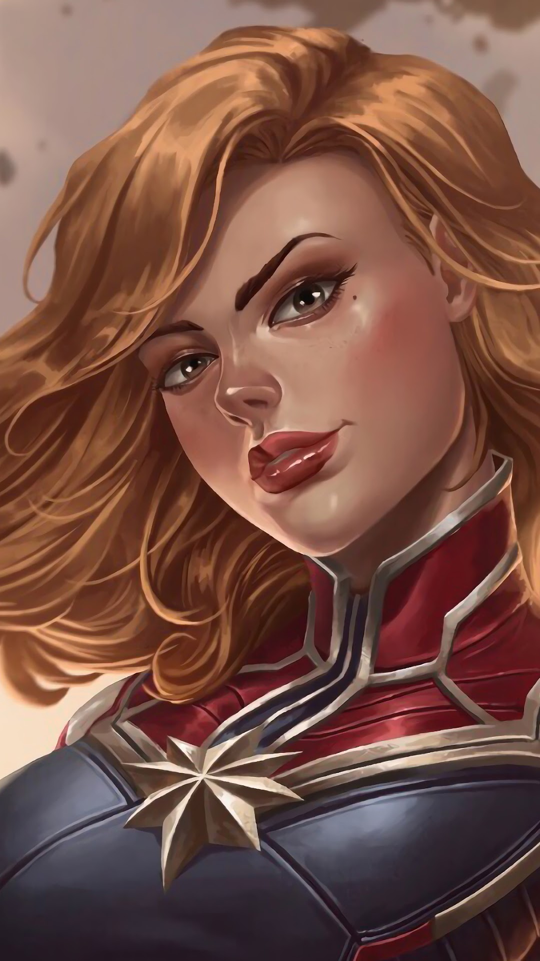 Captain Marvel from Marvel Comics HD Phone Wallpaper