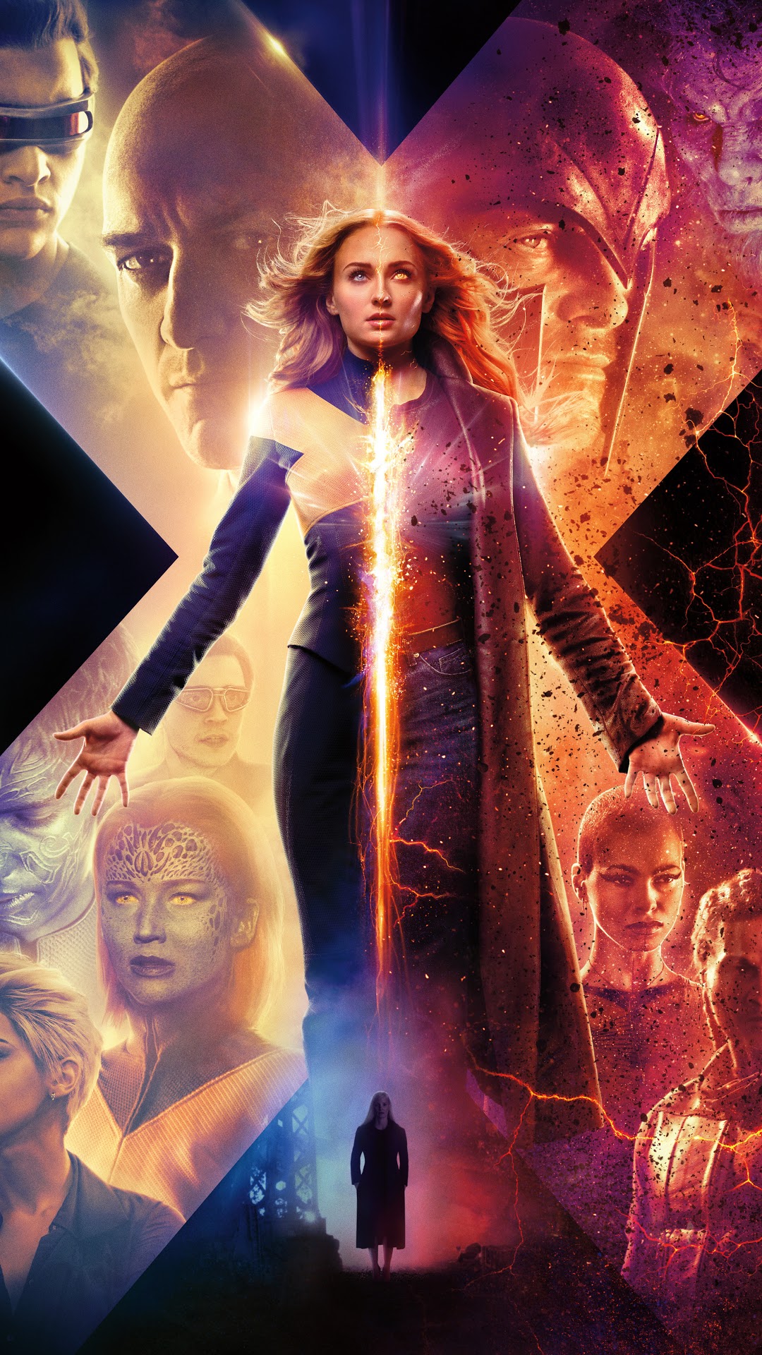 Dark Phoenix featuring Jean Grey HD Phone Wallpaper