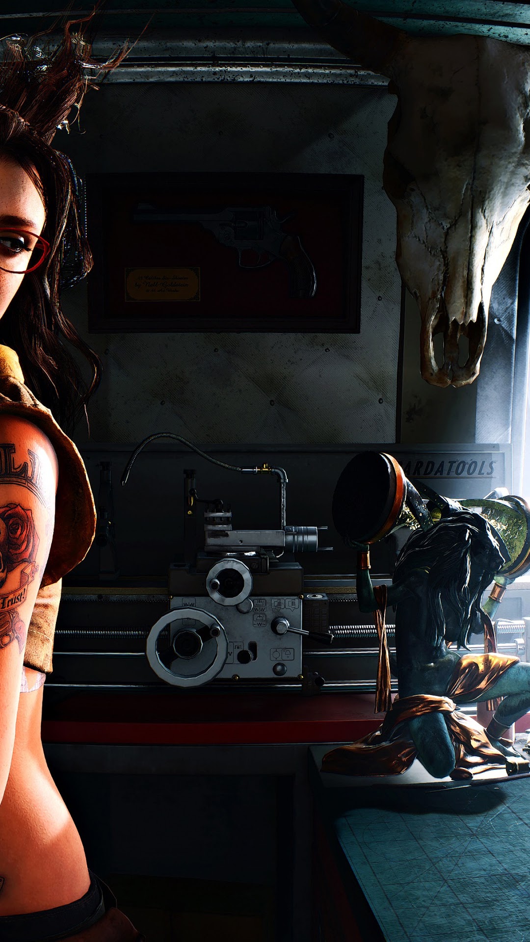 Nico and a Predator from Devil May Cry 5 HD Phone Wallpaper