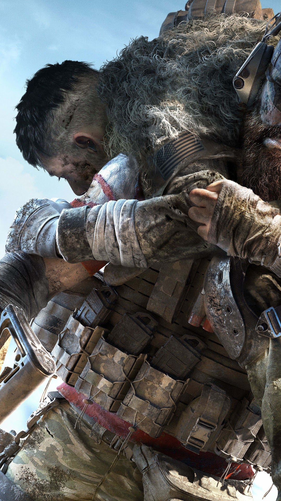 Ghost Recon Breakpoint soldiers in combat HD Phone Wallpaper