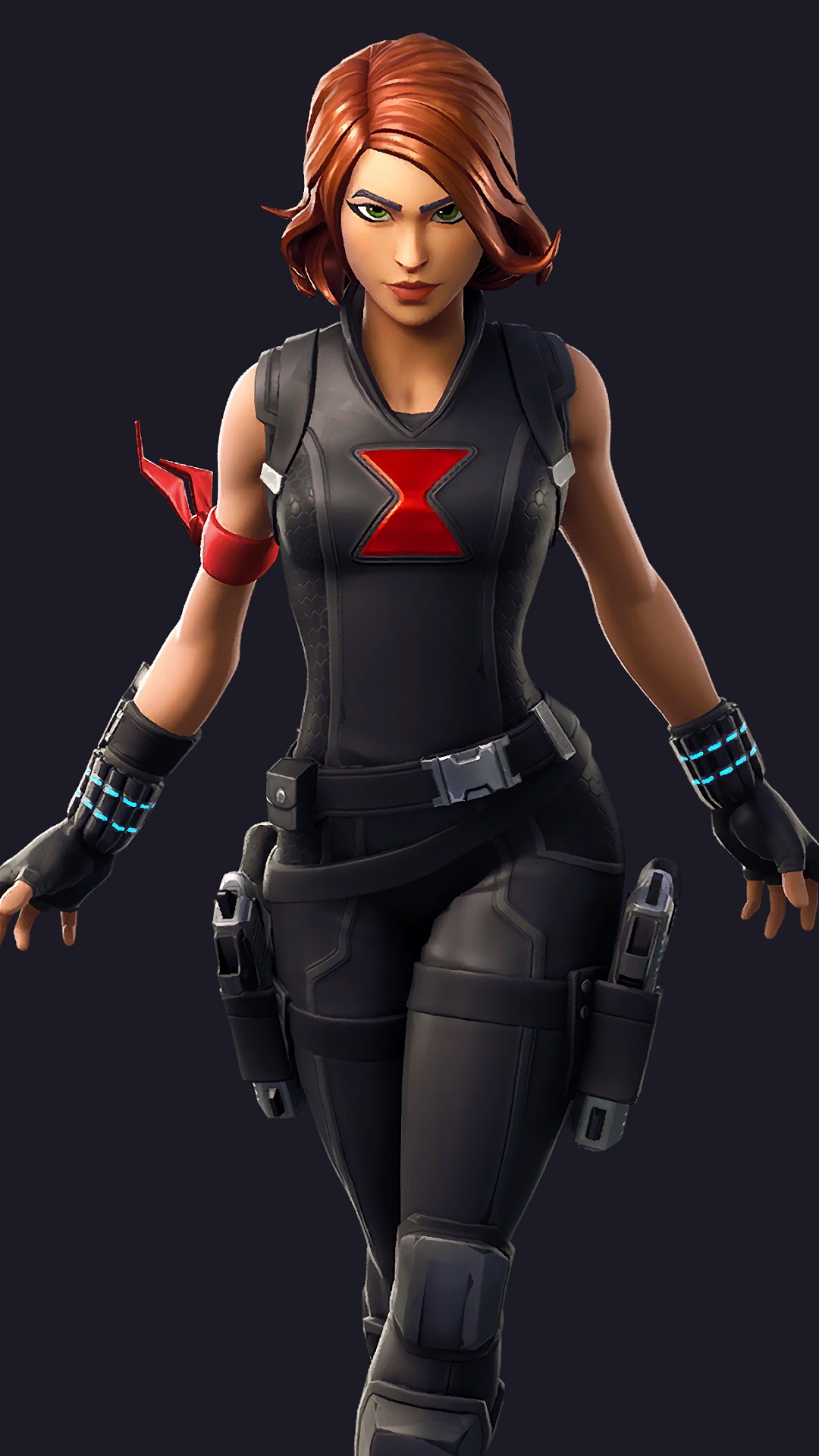 Black Widow from Fortnite HD Phone Wallpaper