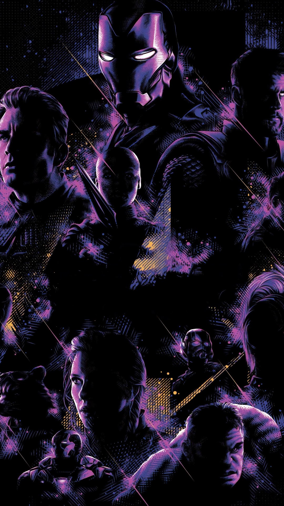Avengers: Endgame characters poster HD Phone Wallpaper