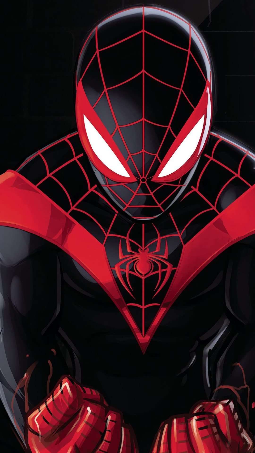 Miles Morales from Spider-Man: Into the Spider-Verse HD Phone Wallpaper