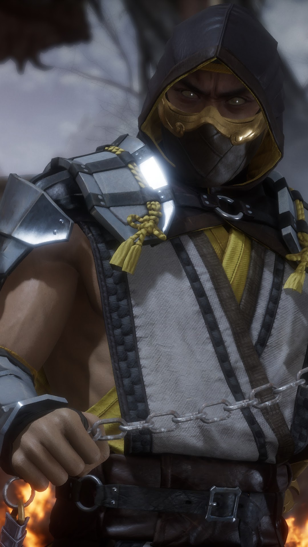 Scorpion from Mortal Kombat 11 HD Phone Wallpaper