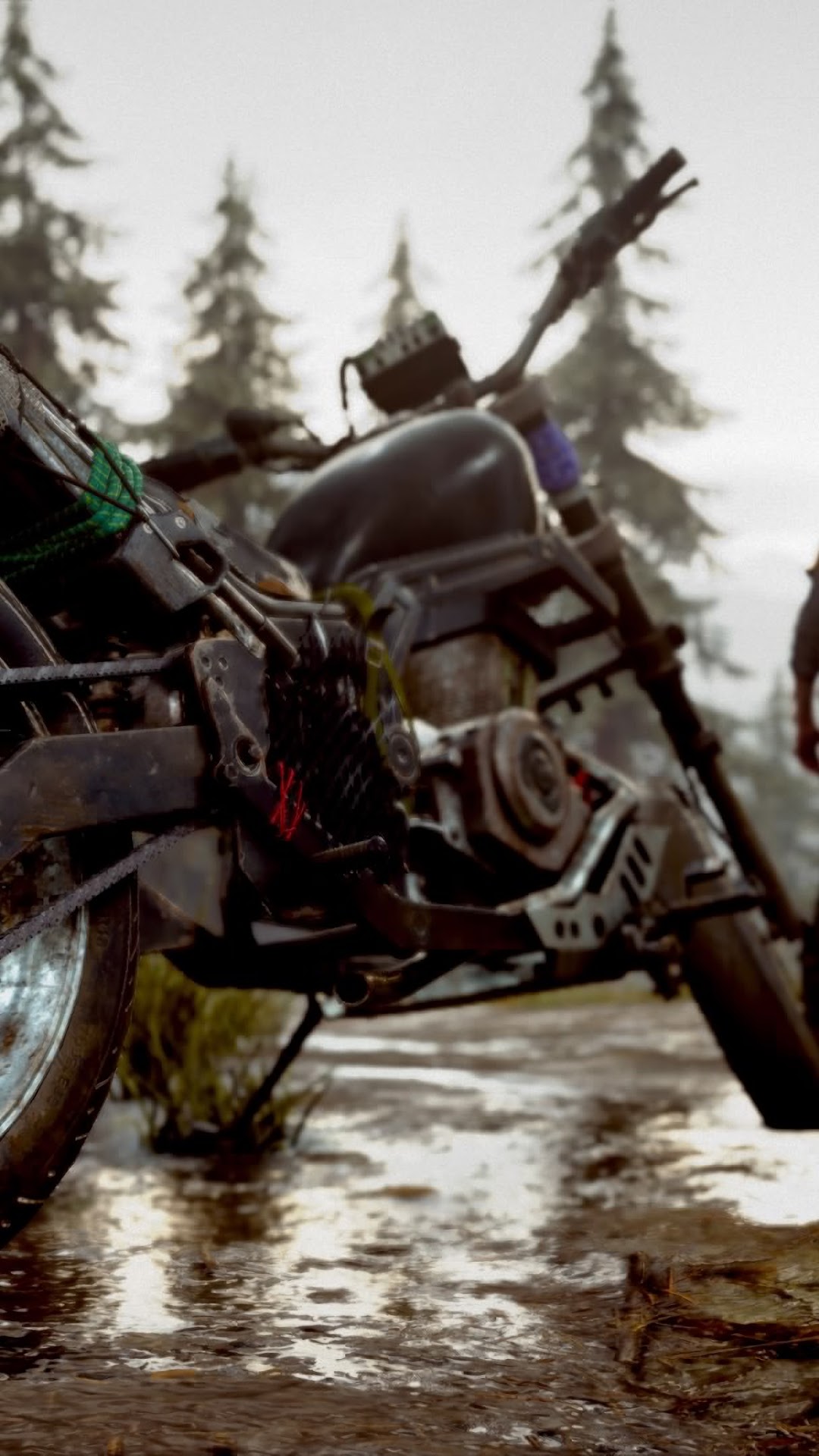 Deacon St. John's motorcycle in Days Gone HD Phone Wallpaper