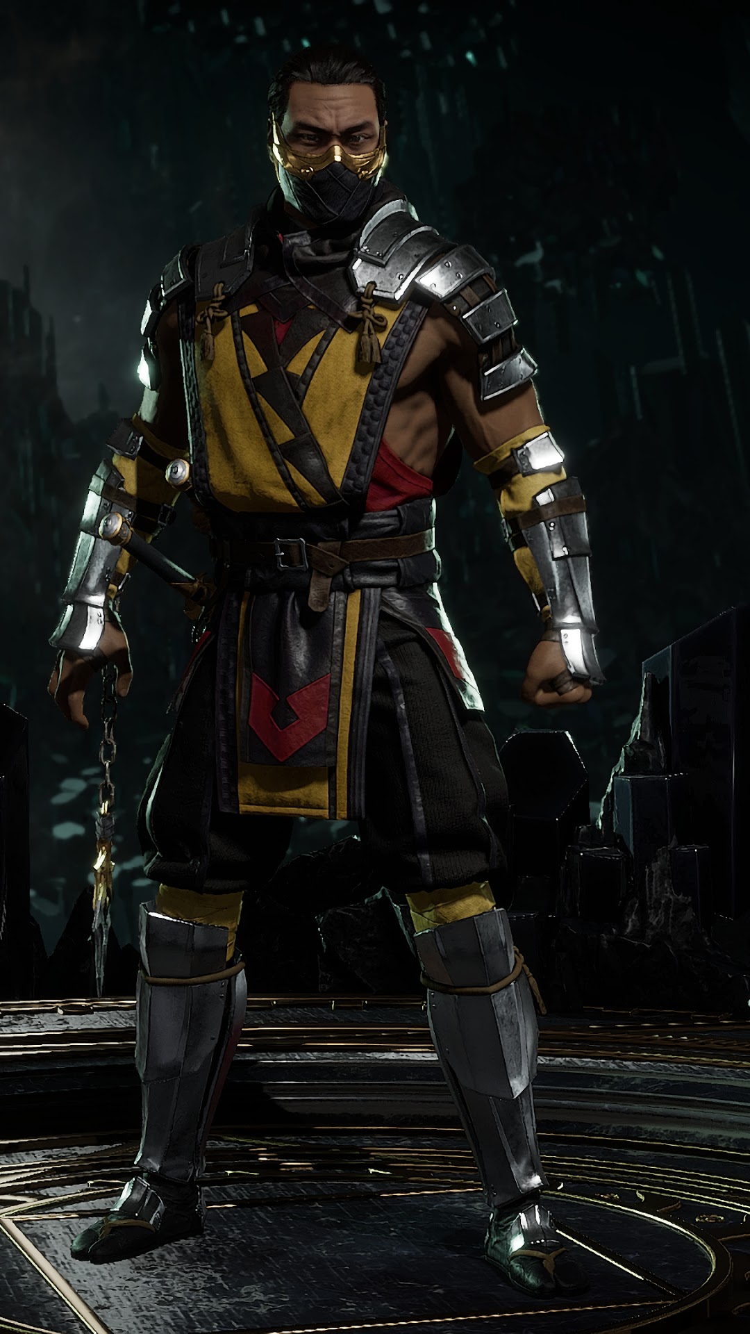 Scorpion from Mortal Kombat 11 HD Phone Wallpaper