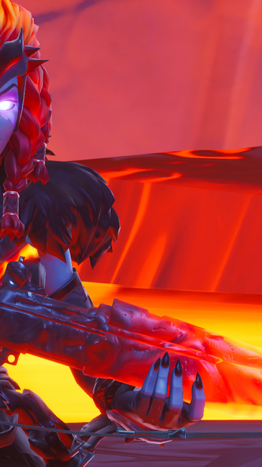 Molten Valkyrie from Fortnite HD Phone Wallpaper