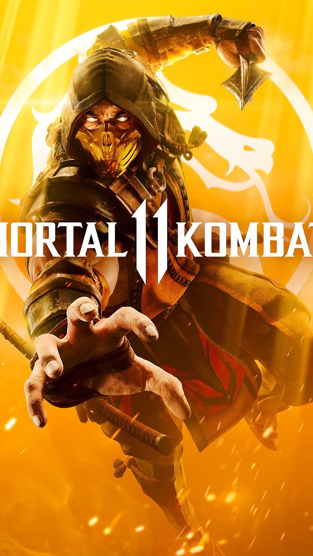 Scorpion from Mortal Kombat 11 HD Phone Wallpaper