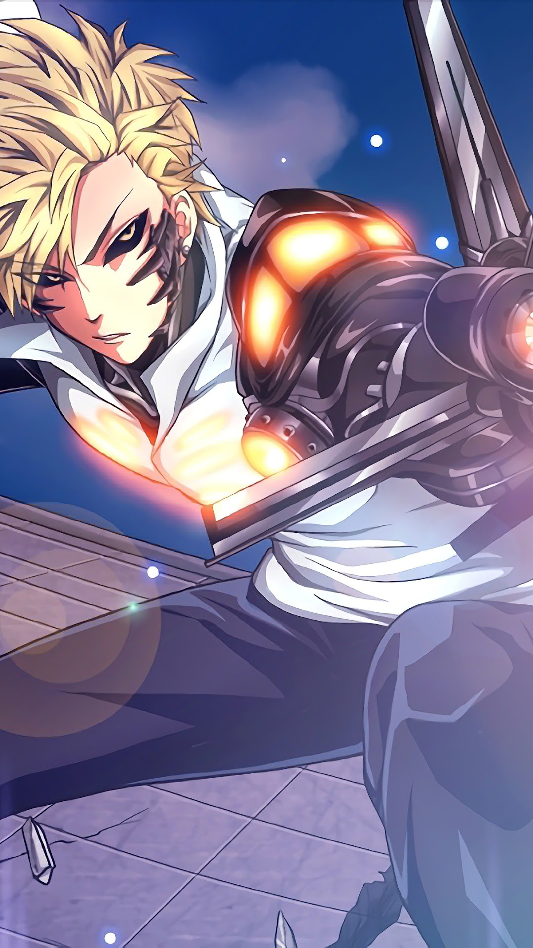 Genos from One Punch Man HD Phone Wallpaper