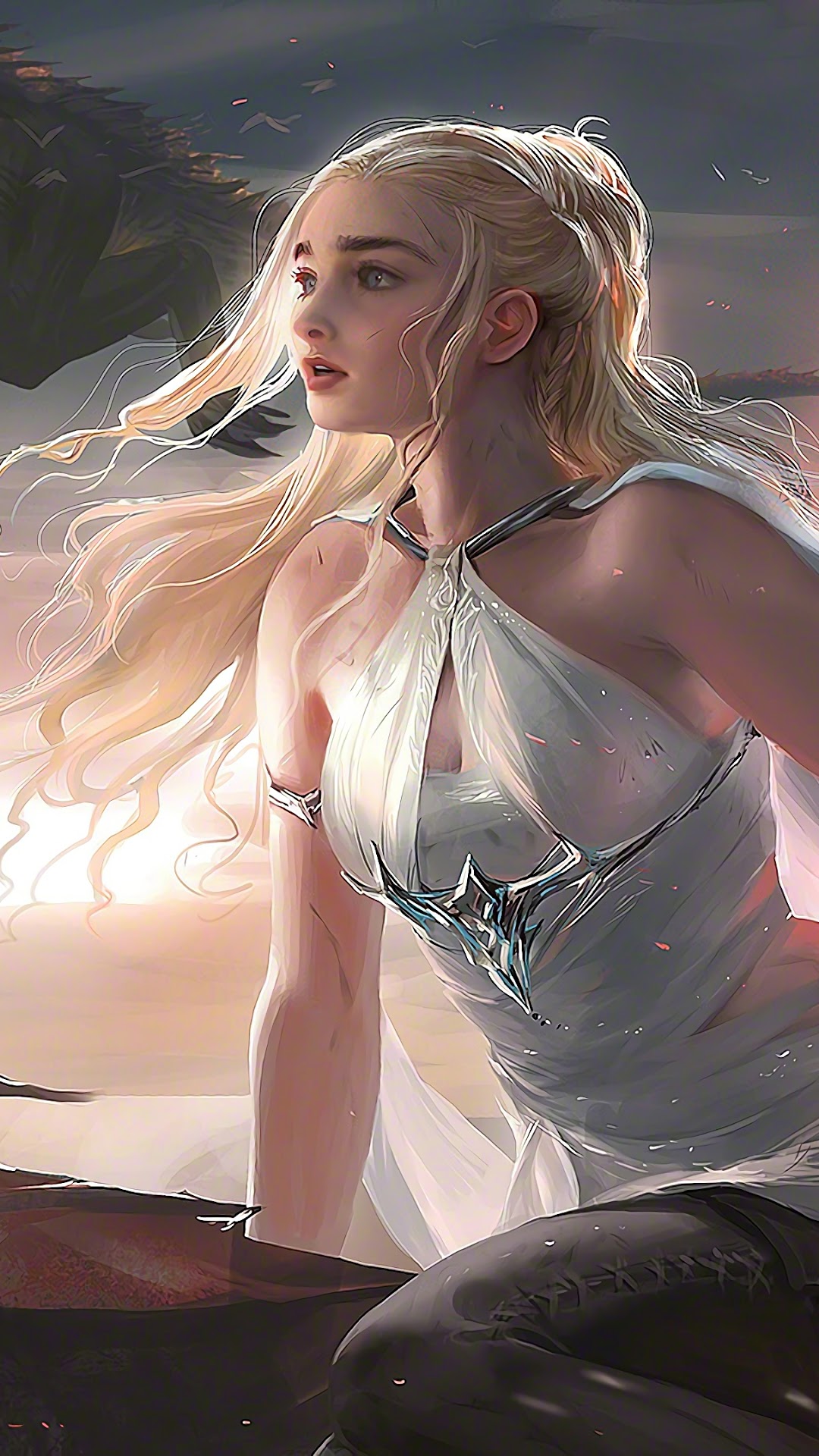 Daenerys Targaryen from Game of Thrones HD Phone Wallpaper