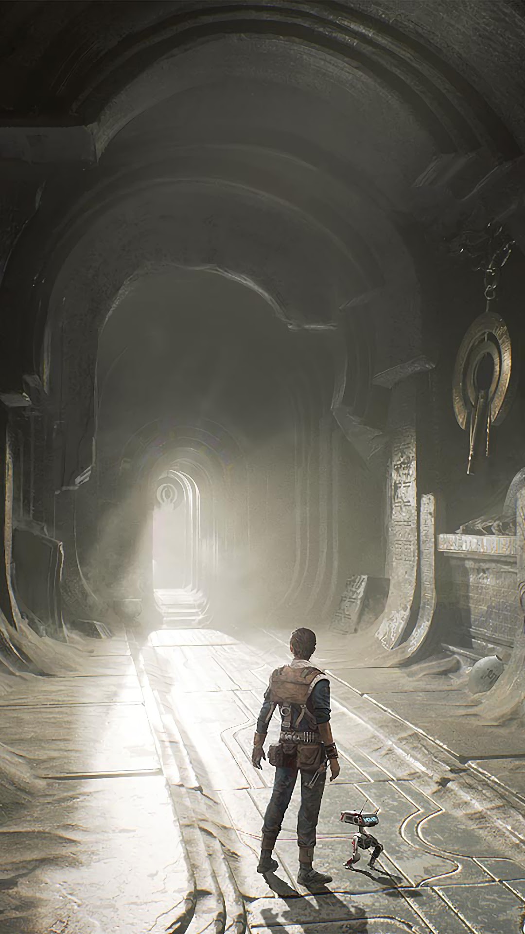 Cal Kestis and BD-1 in Star Wars Jedi: Fallen Order HD Phone Wallpaper