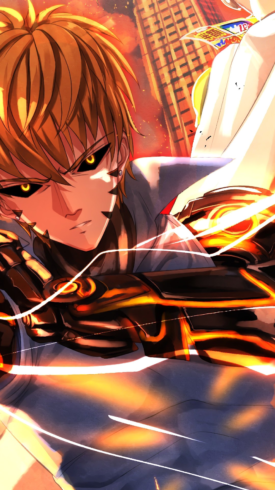 Genos from One Punch Man HD Phone Wallpaper
