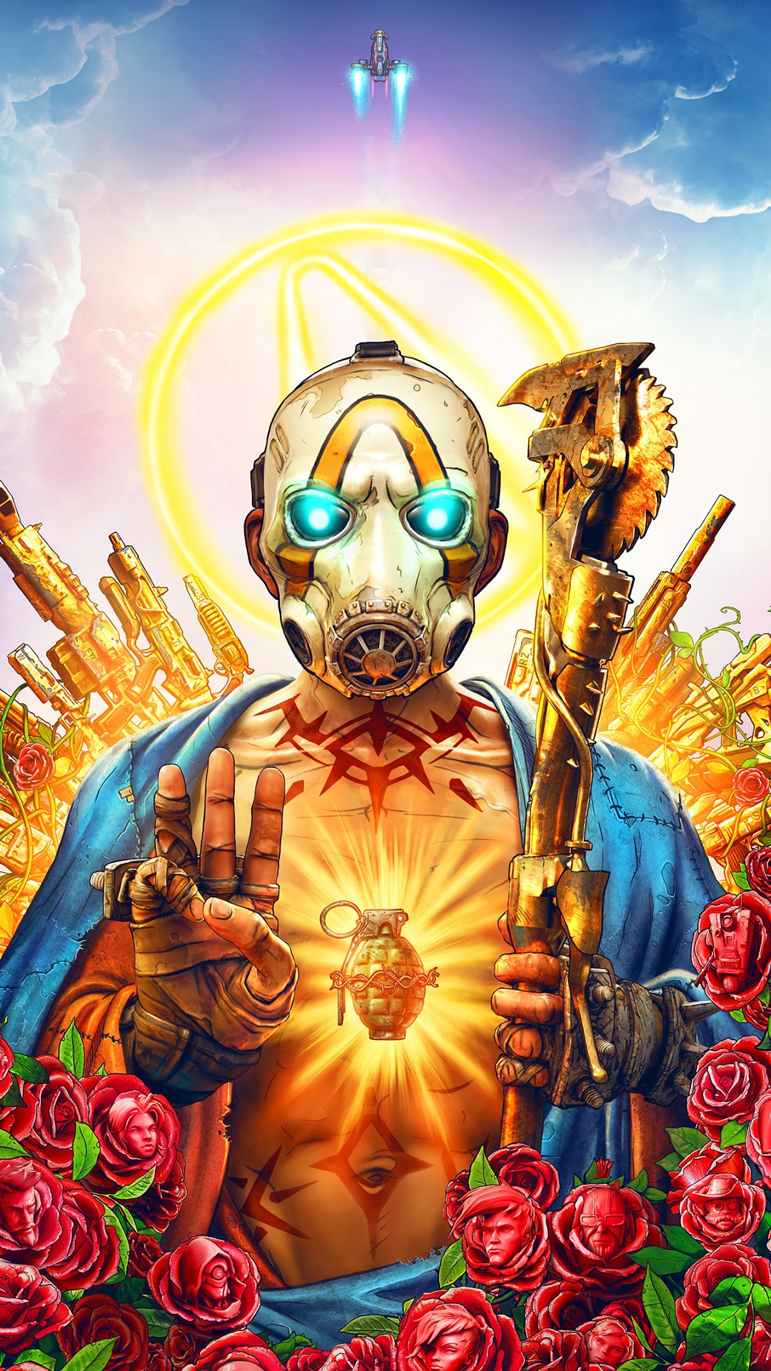 Psycho from Borderlands 3 HD Phone Wallpaper