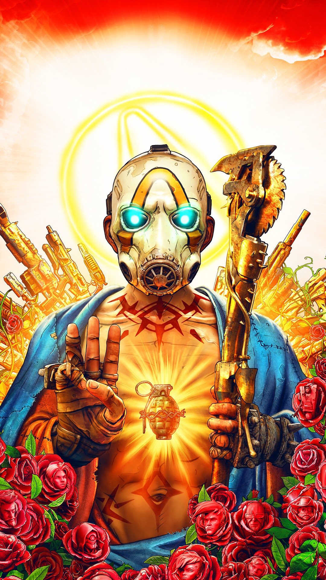 Psycho from Borderlands 3 HD Phone Wallpaper